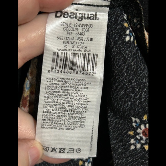 Desigual Gelia Bohemian Patchwork Handkerchief Midi Dress Size EU40/US 6 - NWT - Picture 16 of 16